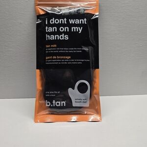 B. Tan Sunless Tanning Mitt - Black and Orange